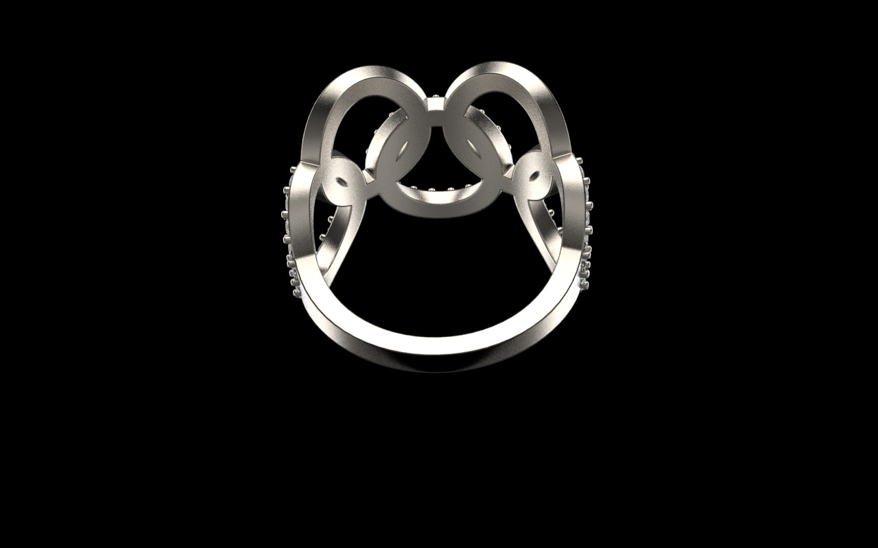 Olimpic ring model 758 3D print model_19