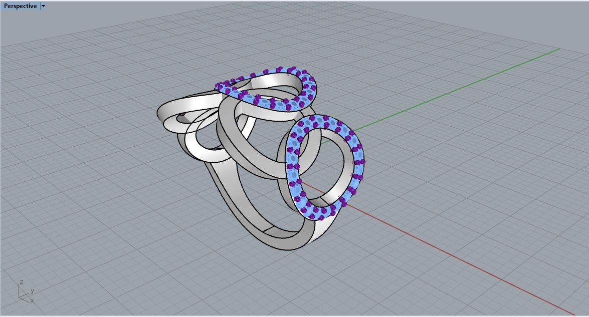 Olimpic ring model 758 3D print model_8