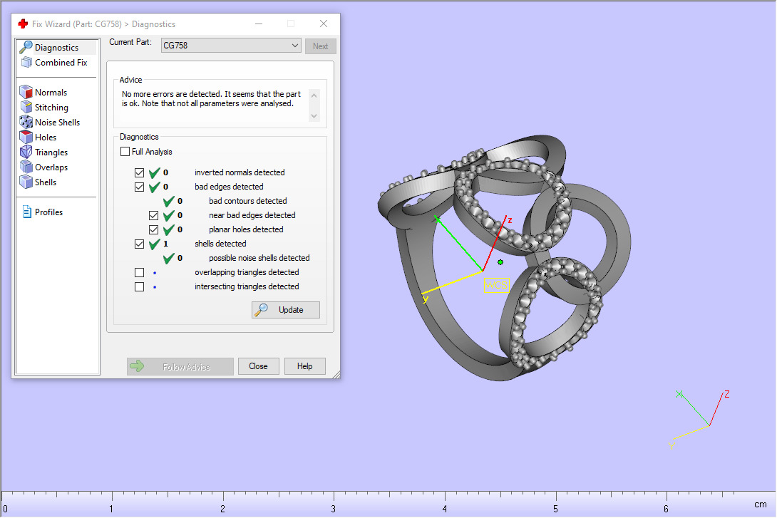 Olimpic ring model 758 3D print model_9