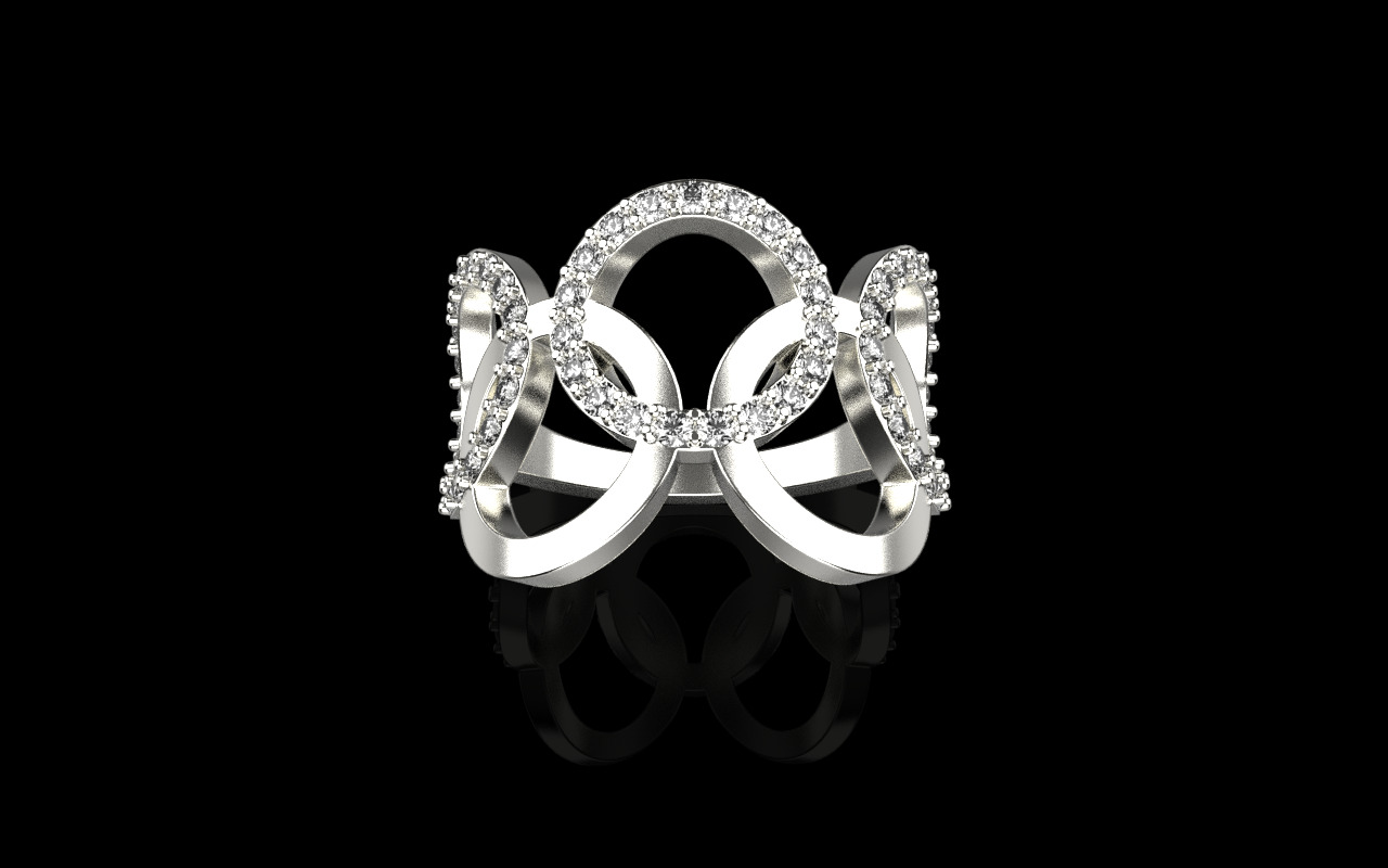 Olimpic ring model 758 3D print model_13