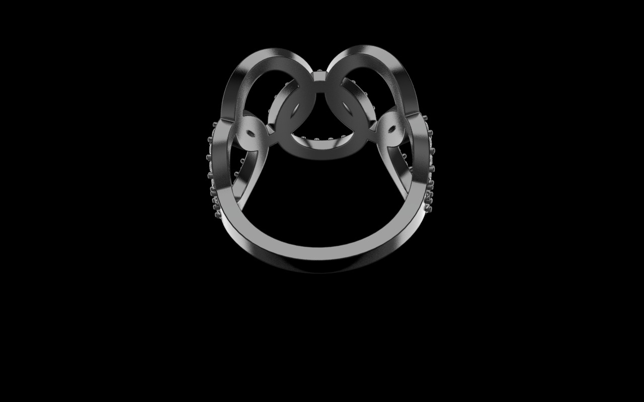 Olimpic ring model 758 3D print model_21