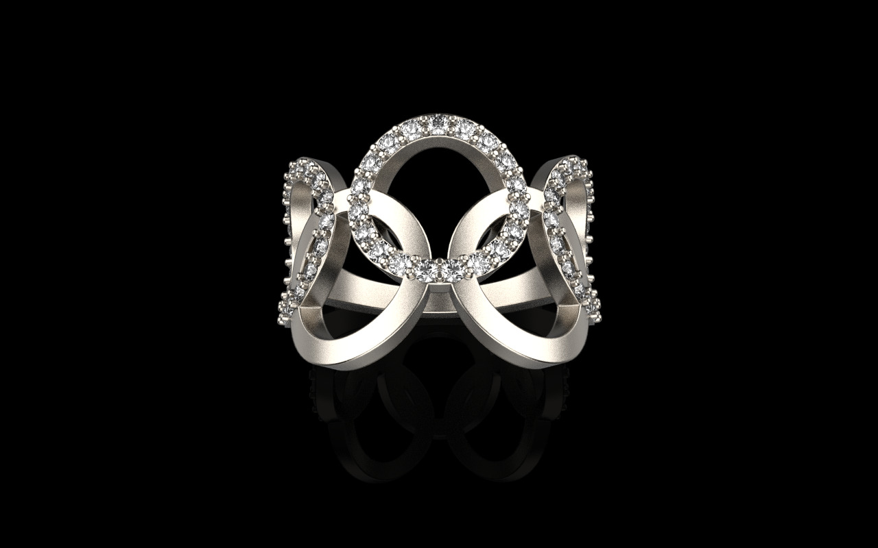 Olimpic ring model 758 3D print model_10