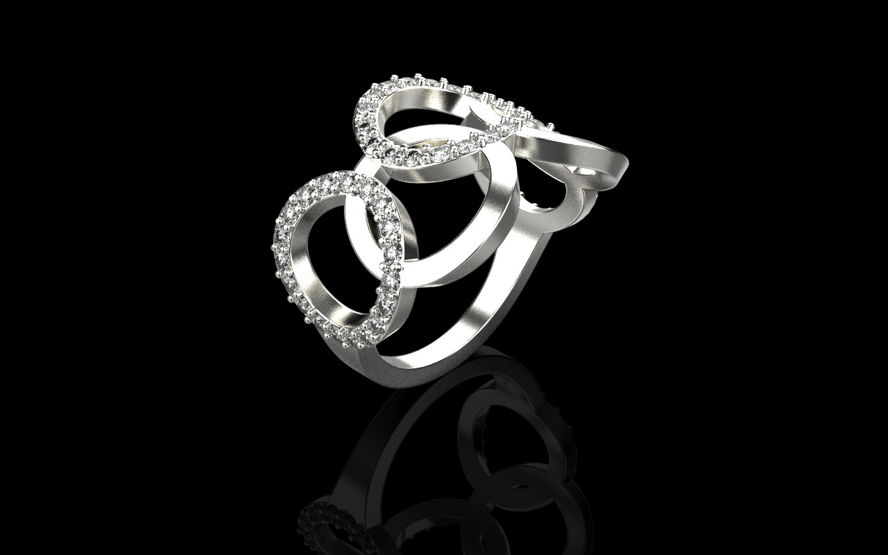 Olimpic ring model 758 3D print model_17