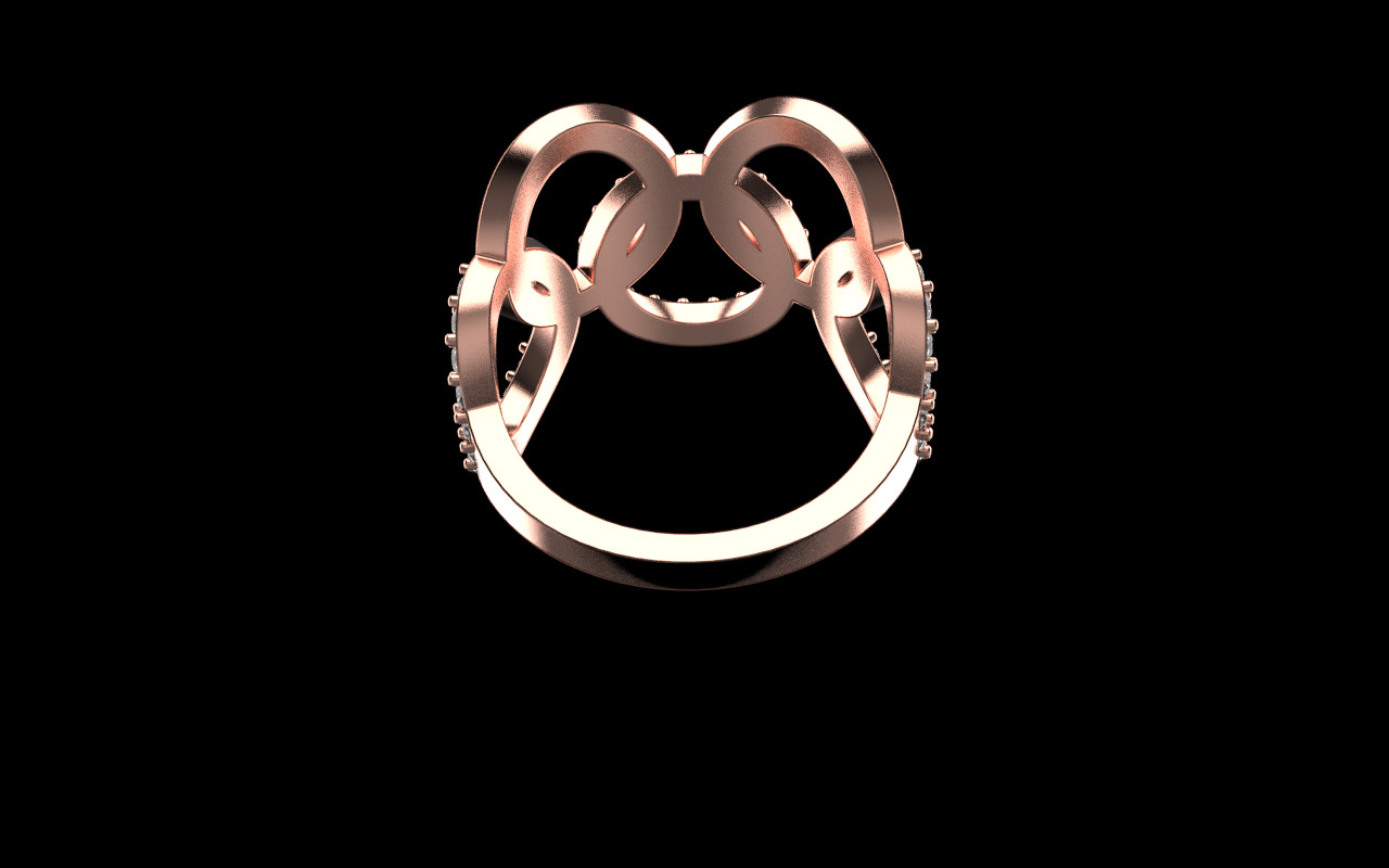 Olimpic ring model 758 3D print model_20