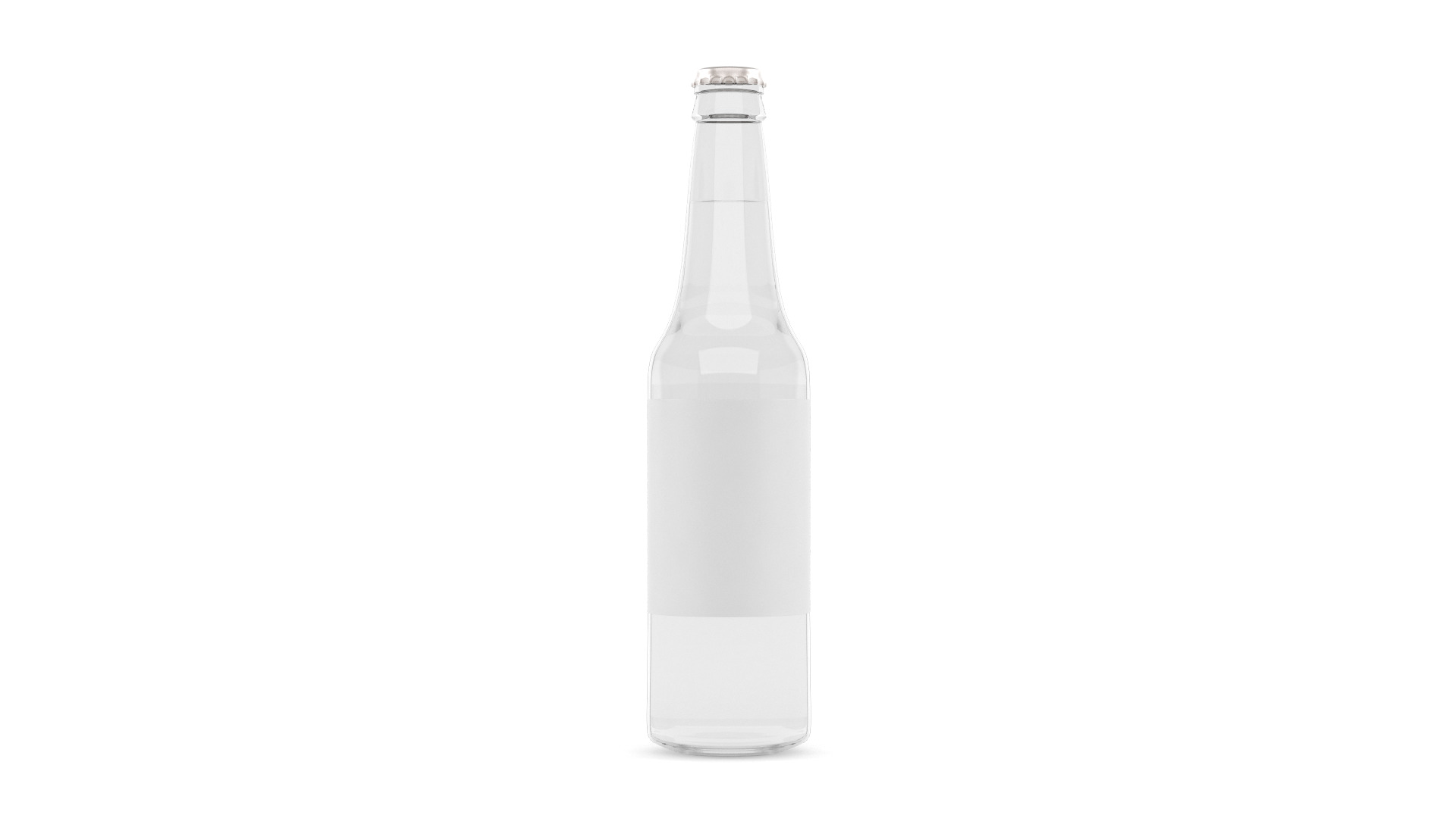 Glass Bottles 3D model_1