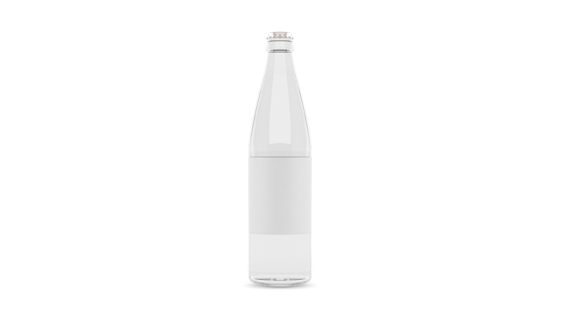 Glass Bottles 3D model_2