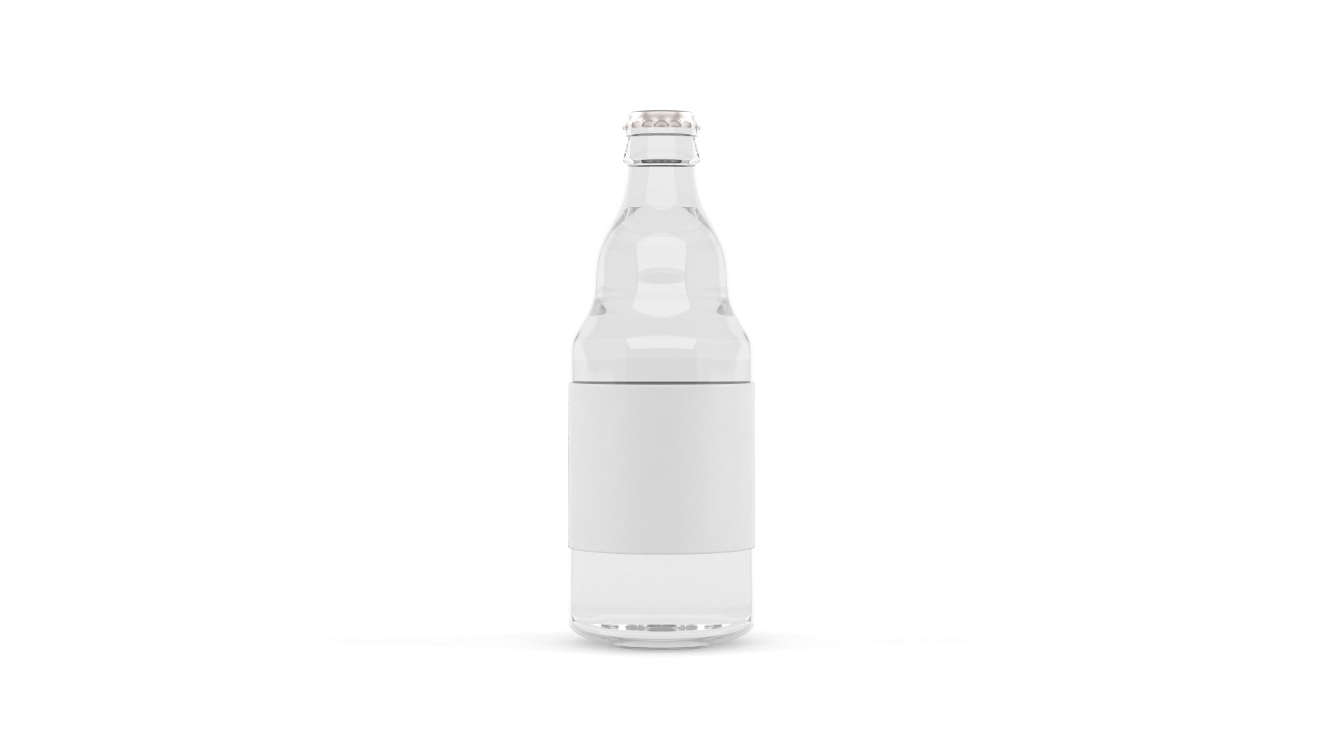 Glass Bottles 3D model_4