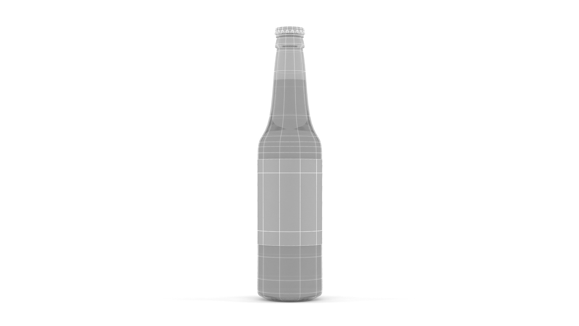 Glass Bottles 3D model_6