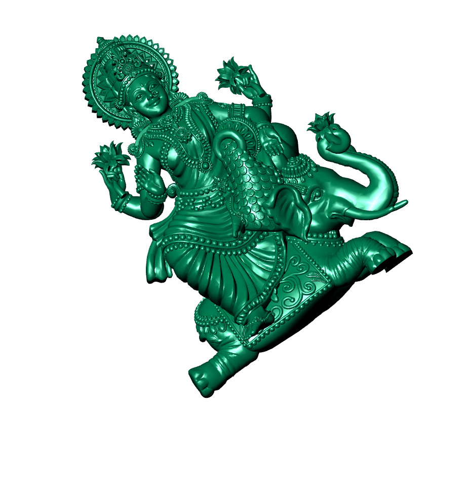 laxmi  Murti 3D print model_1
