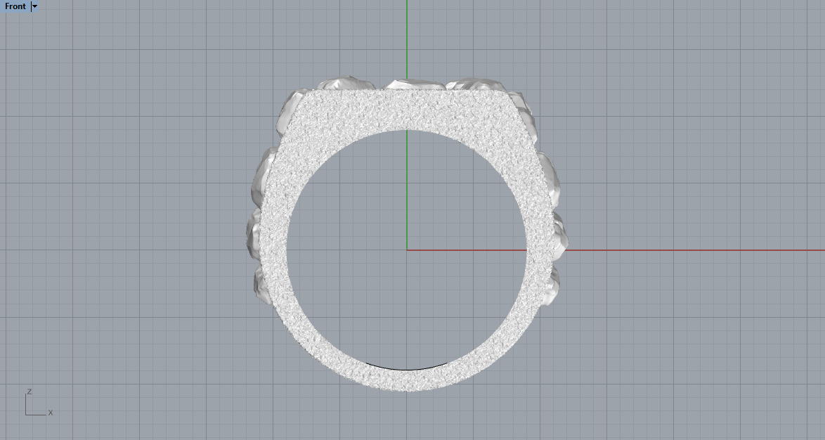 Nugget ring model 1036 3D print model_7