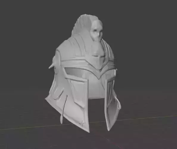 Ready Print 3D Roman Helmet Blender
