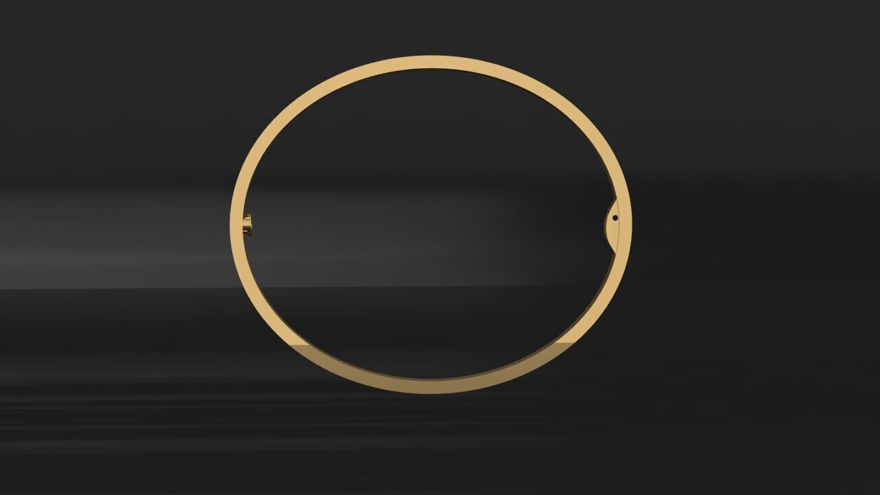 Cartier Bracelet  3D print model_3