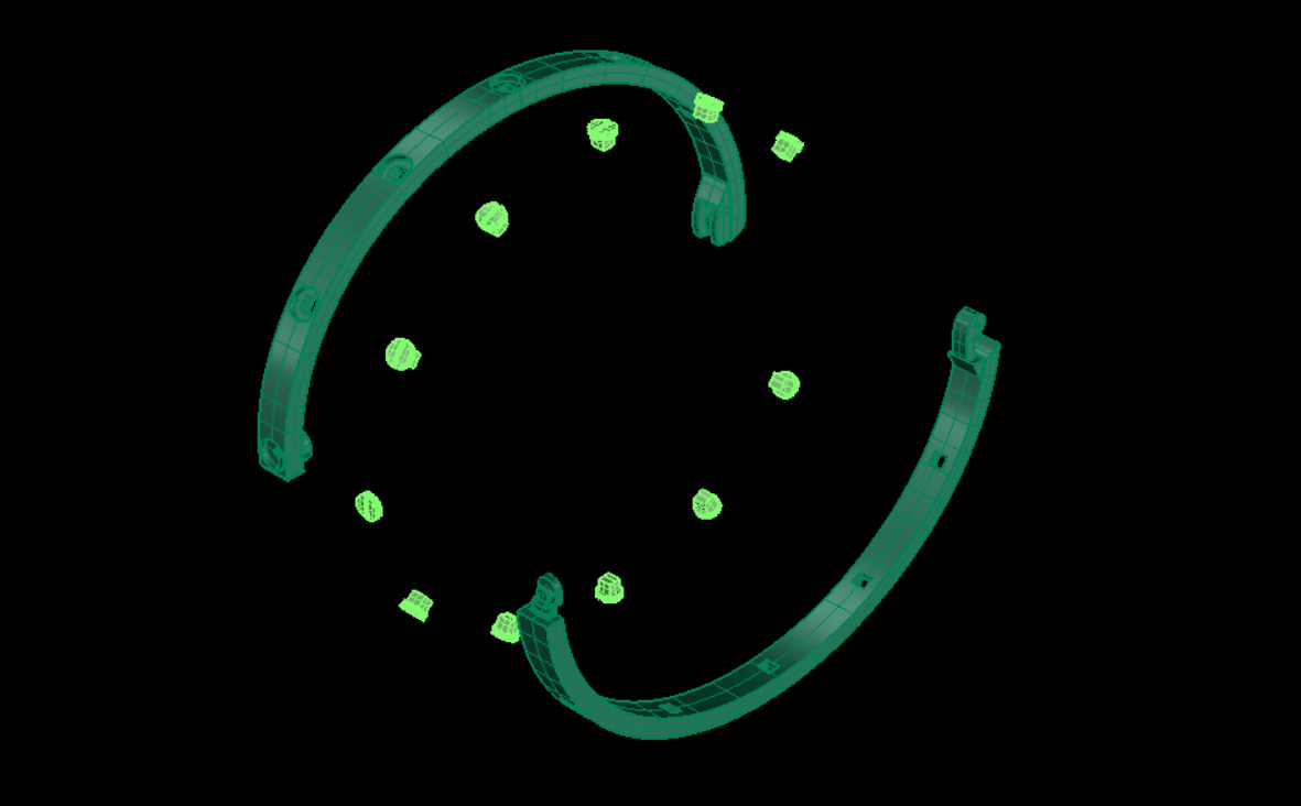 Cartier Bracelet  3D print model_11