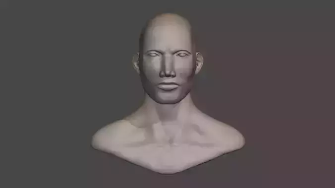  Man Head Sculpt 01