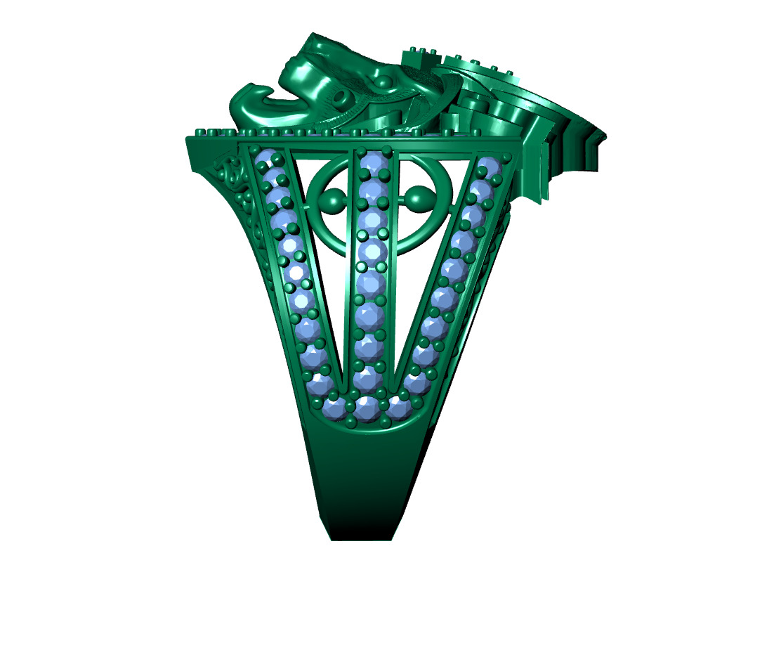 TIGAR RING 3D print model_3