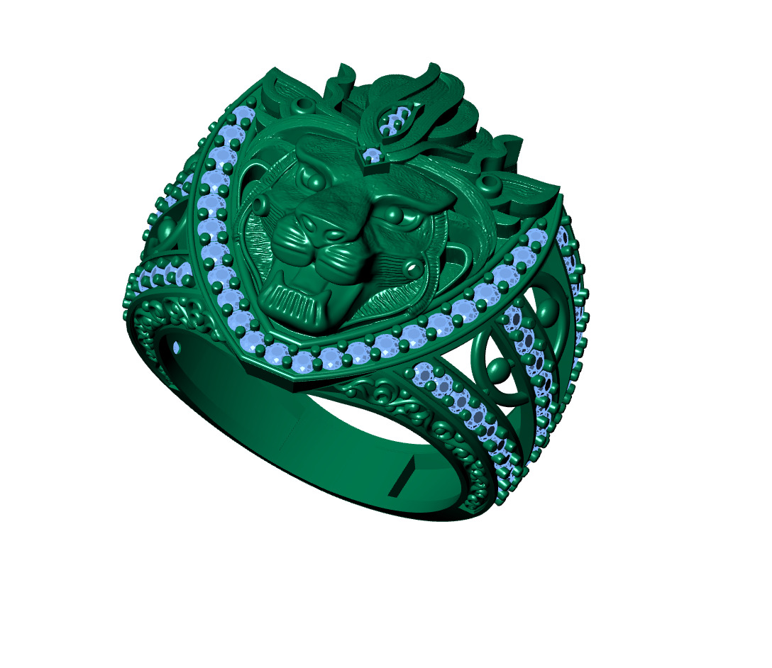 TIGAR RING 3D print model_4