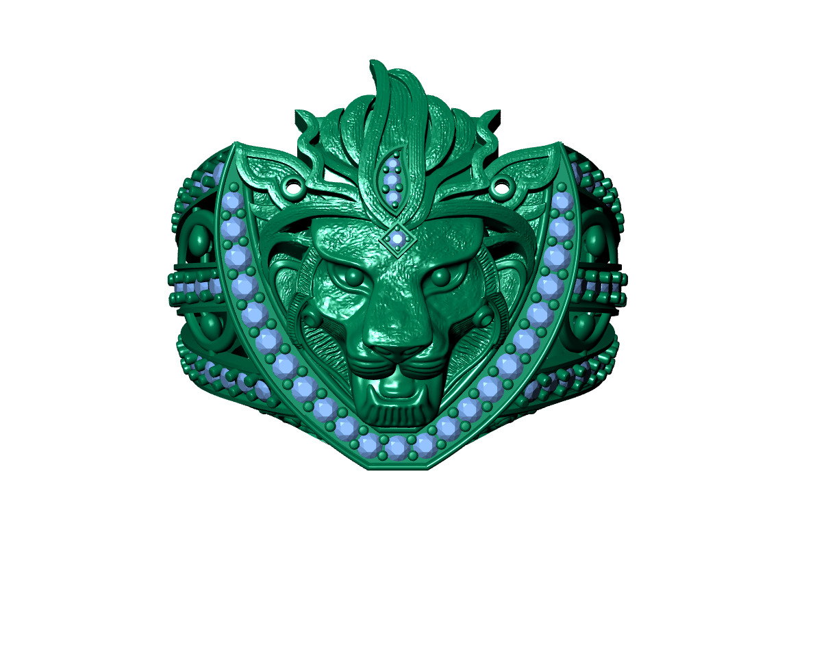 TIGAR RING 3D print model_1