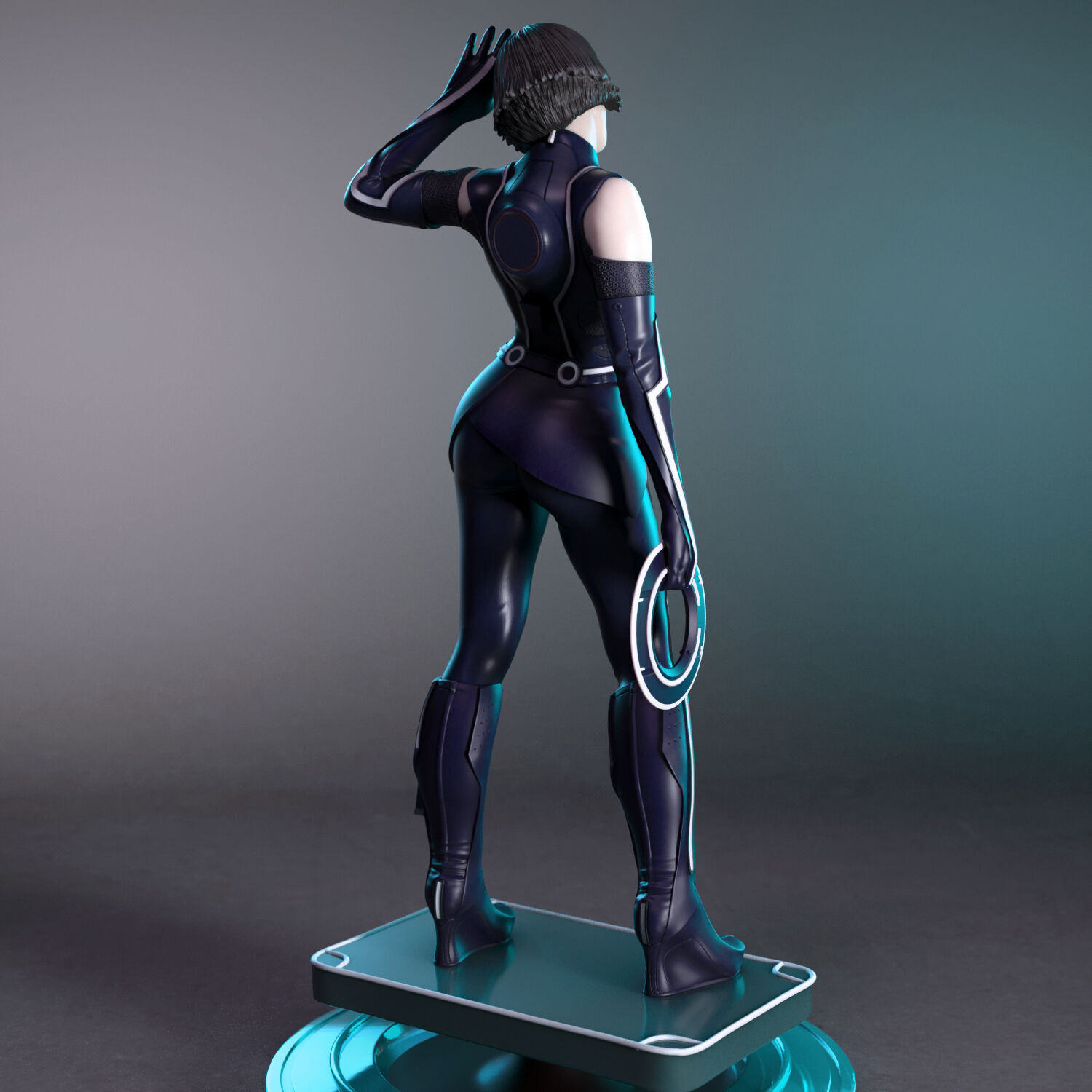 Quorra from Tron Legacy 3D print model_2