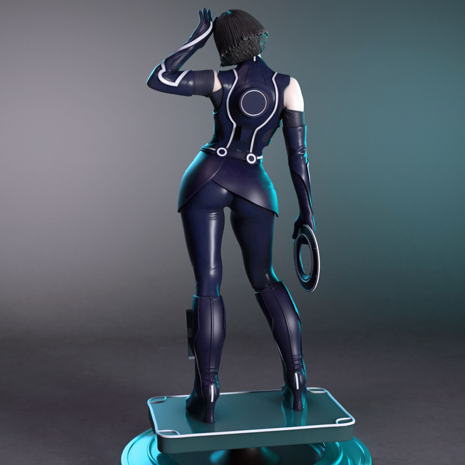Quorra from Tron Legacy 3D print model_3