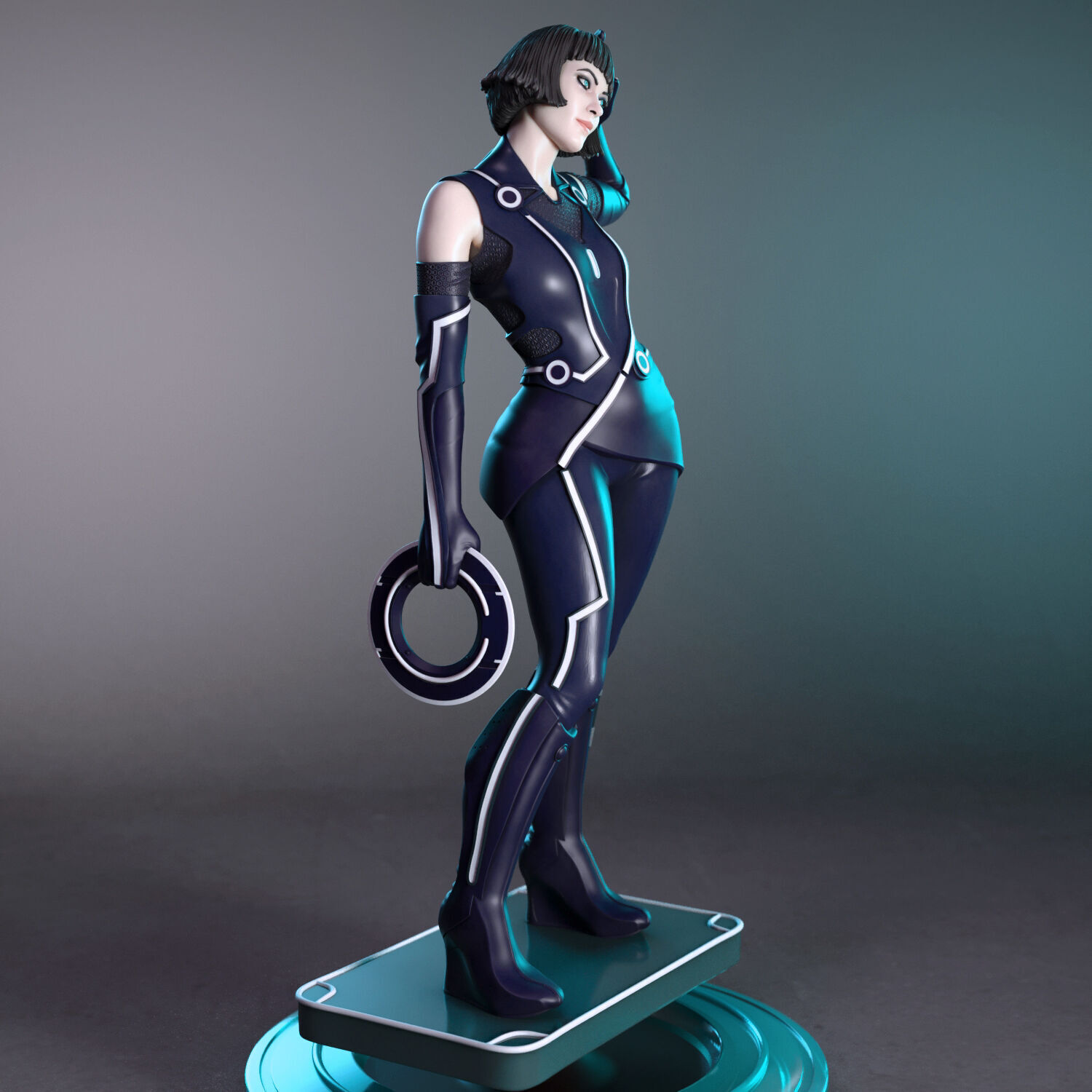 Quorra from Tron Legacy 3D print model_1