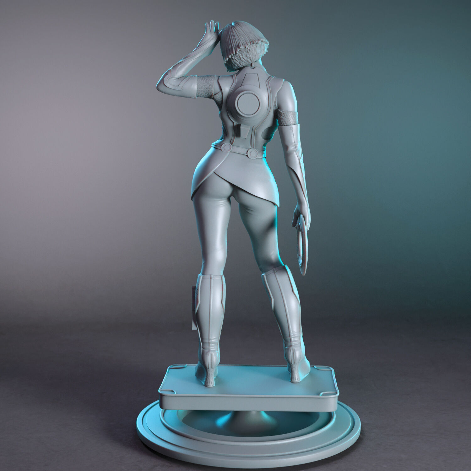 Quorra from Tron Legacy 3D print model_8