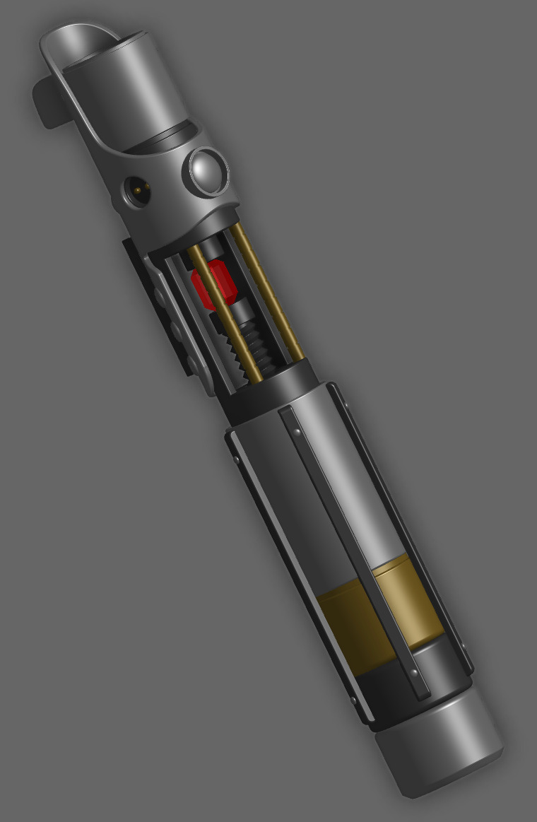 Starkiller - Galen Marek Lightsaber Hilt  3D print model_1