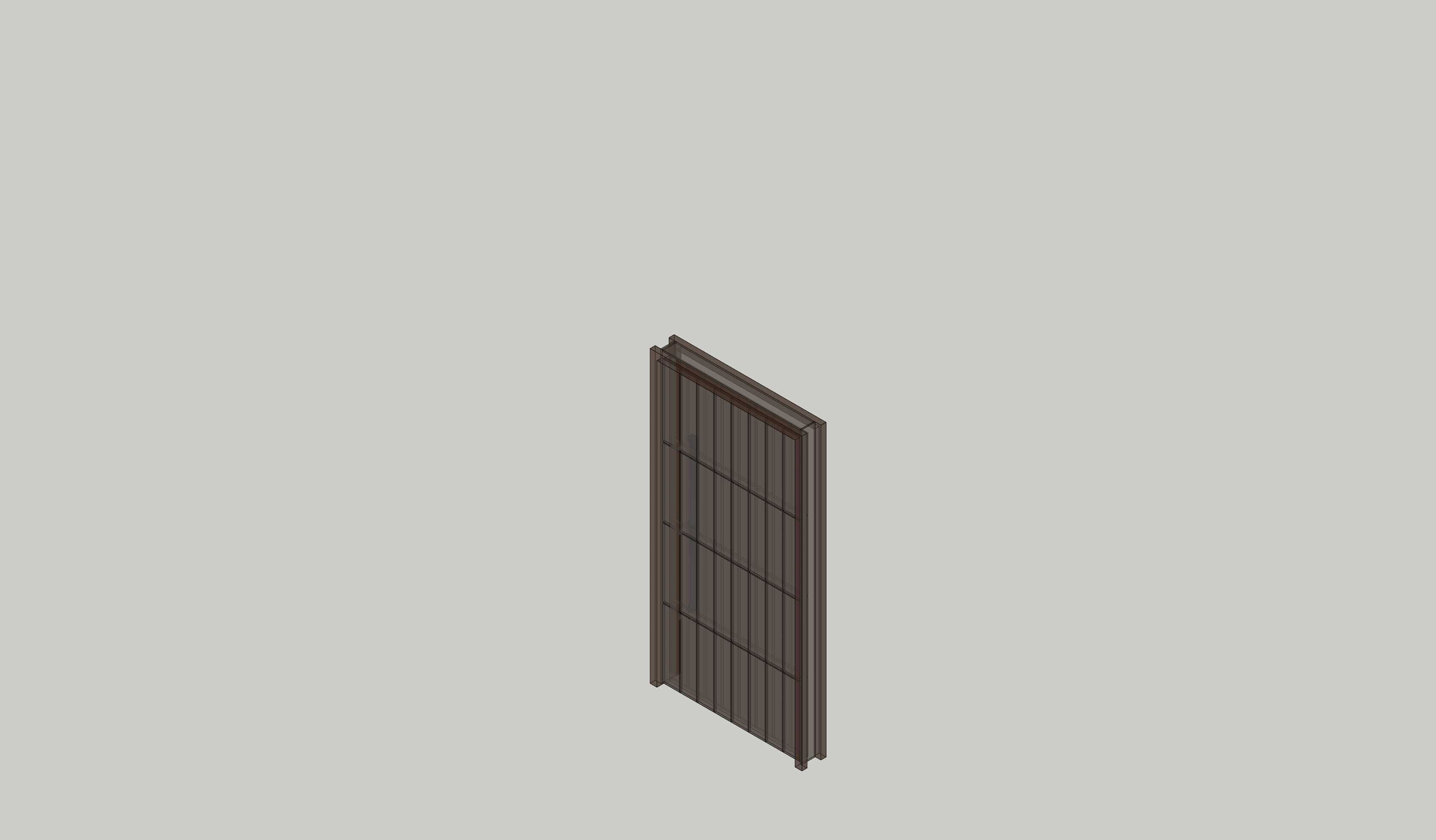 Oak wood door Low-Poly wooden Door  for luxury interiors Door 4 Low-poly 3D model_3