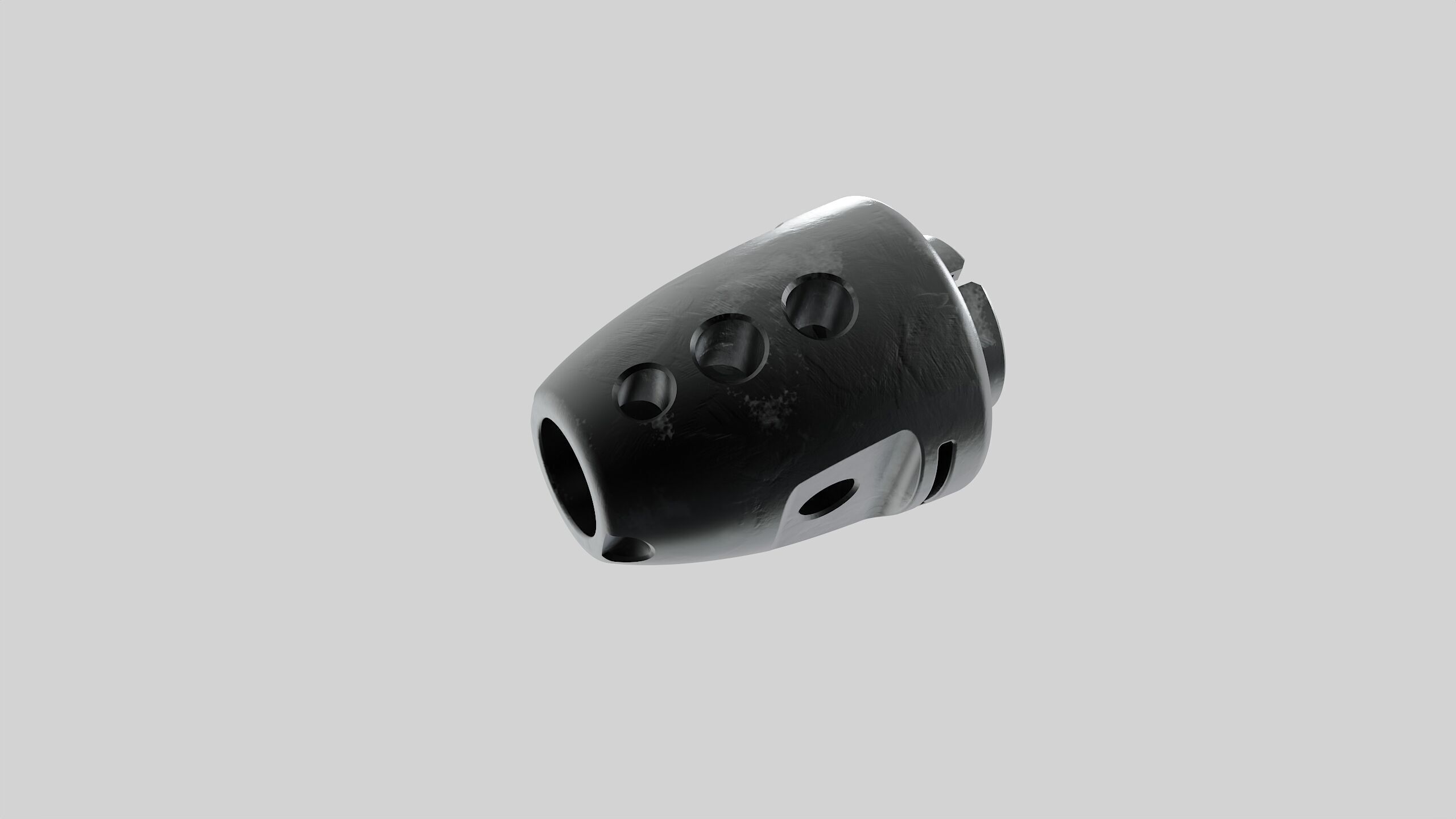Muzzle brake biscoi 3D model_11
