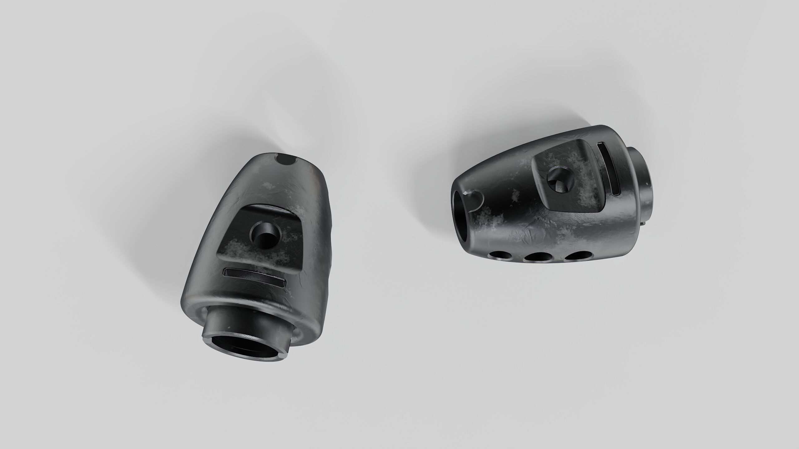 Muzzle brake biscoi 3D model_12