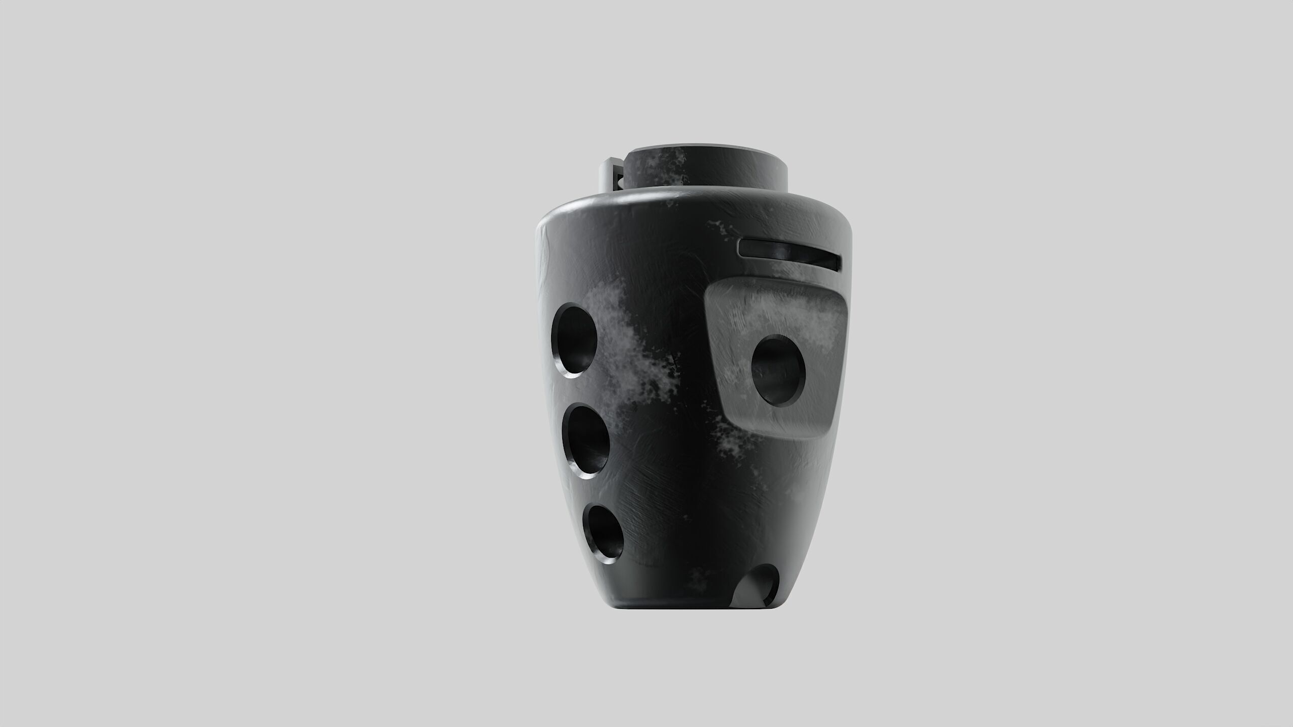 Muzzle brake biscoi 3D model_3