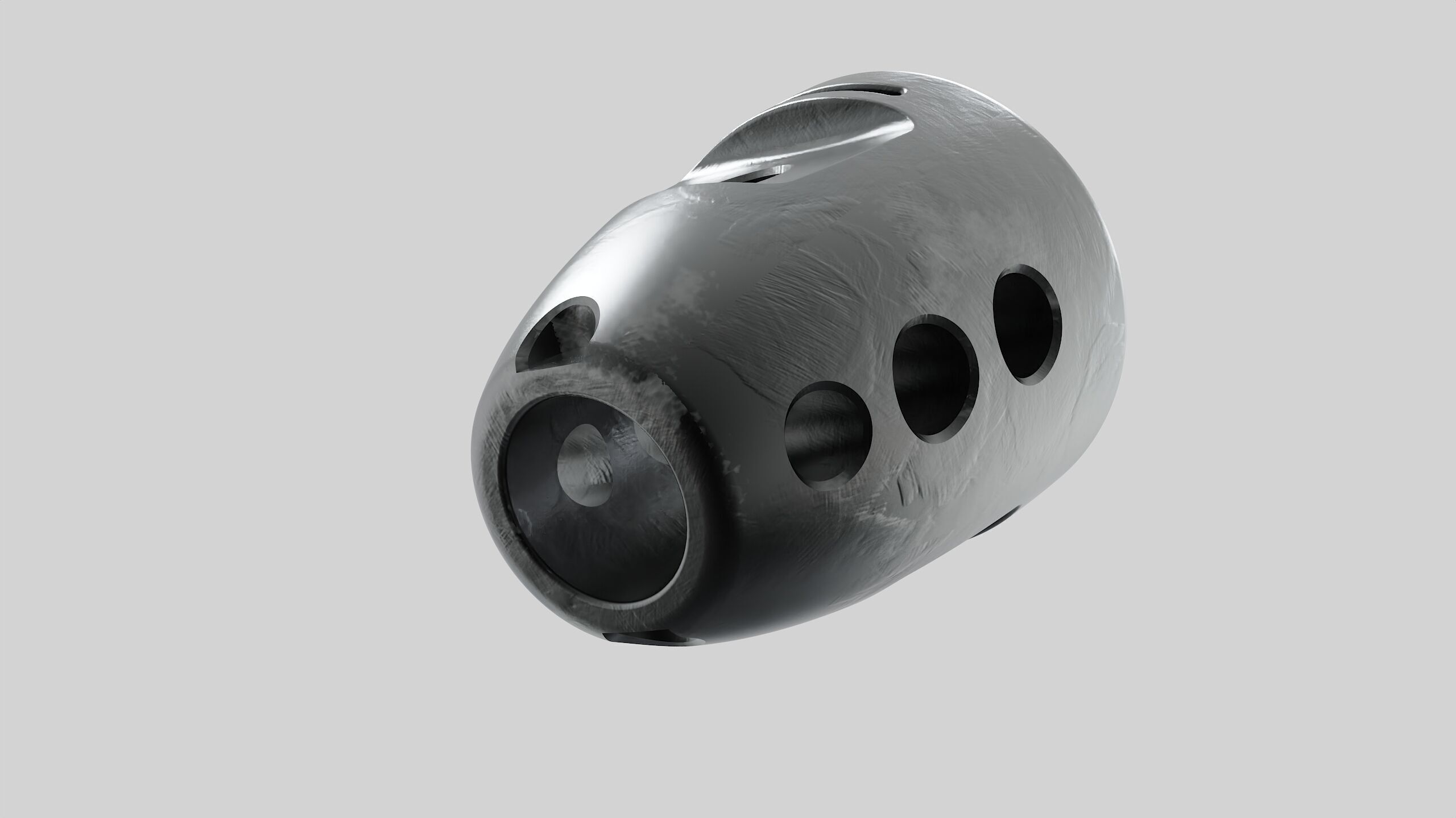Muzzle brake biscoi 3D model_5