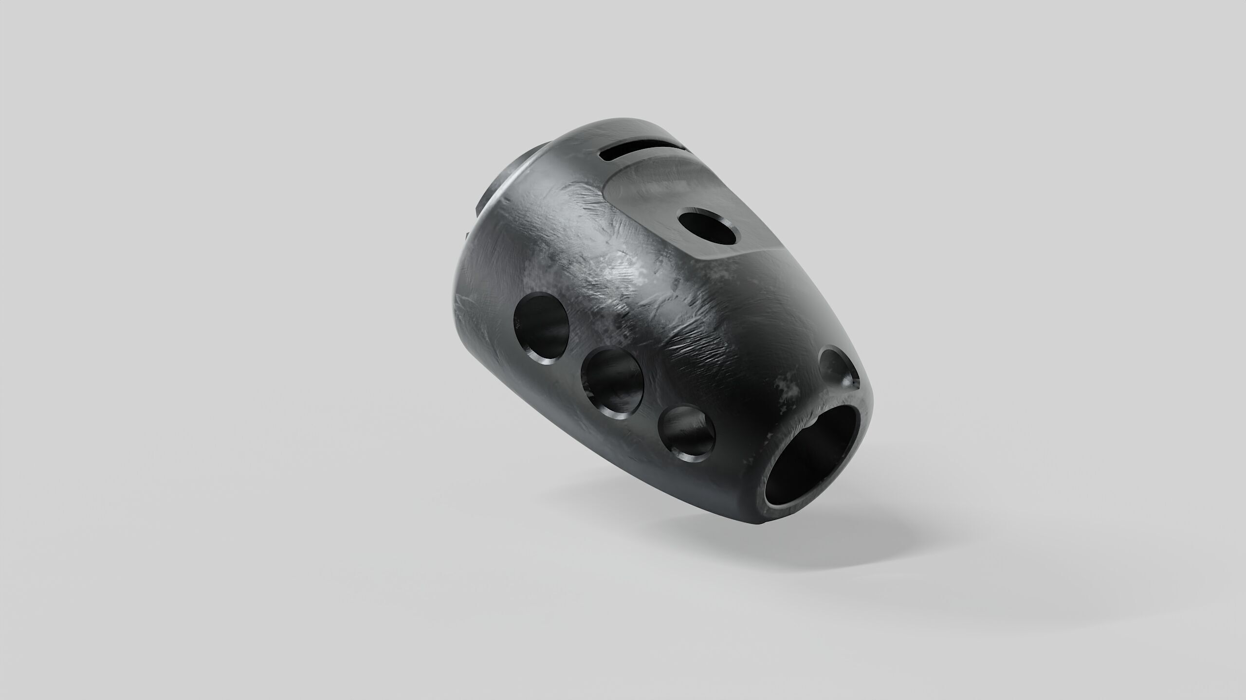 Muzzle brake biscoi 3D model_4
