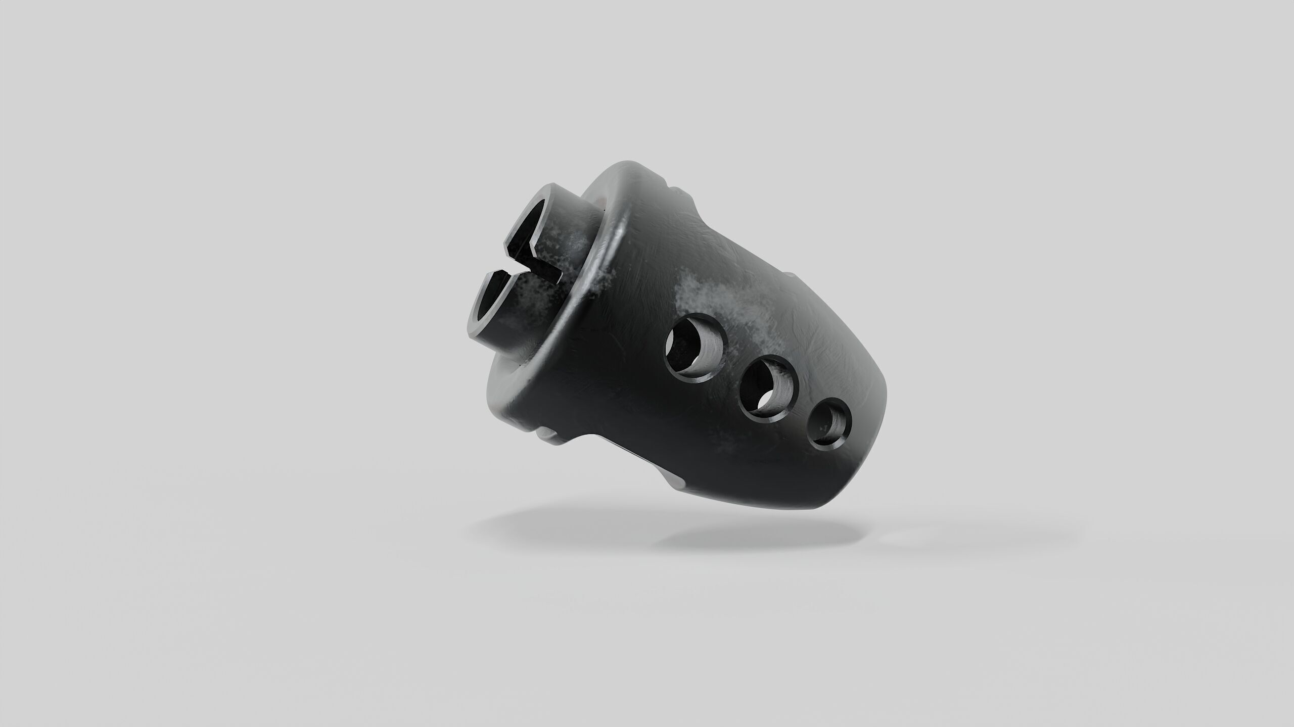 Muzzle brake biscoi 3D model_9