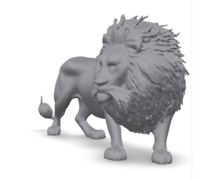 3d lion model 3D model_4