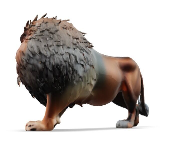 3d lion model 3D model_2