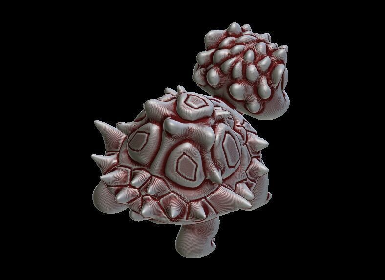 Tortosaur Toy 3D print model_3