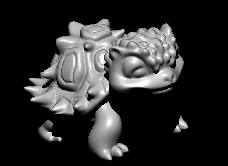 Tortosaur Toy 3D print model_6