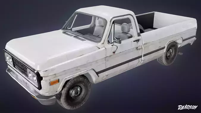 VEHICLES - Truck 06 - LOW POLY Low-poly 3D model