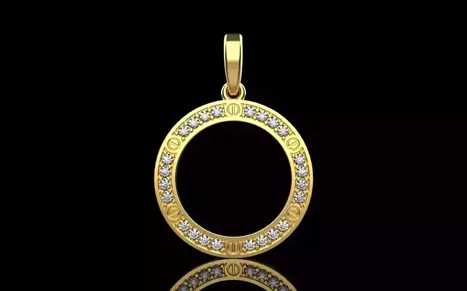 Round screw pendant model 771