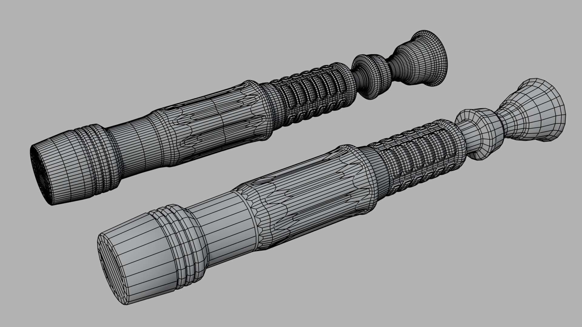 Light Saber Low-poly 3D model_8