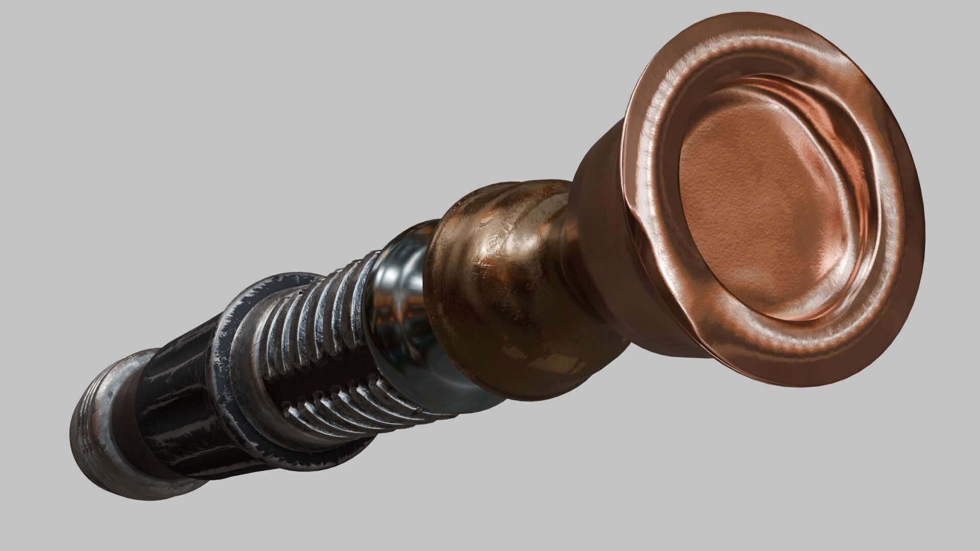 Light Saber Low-poly 3D model_2