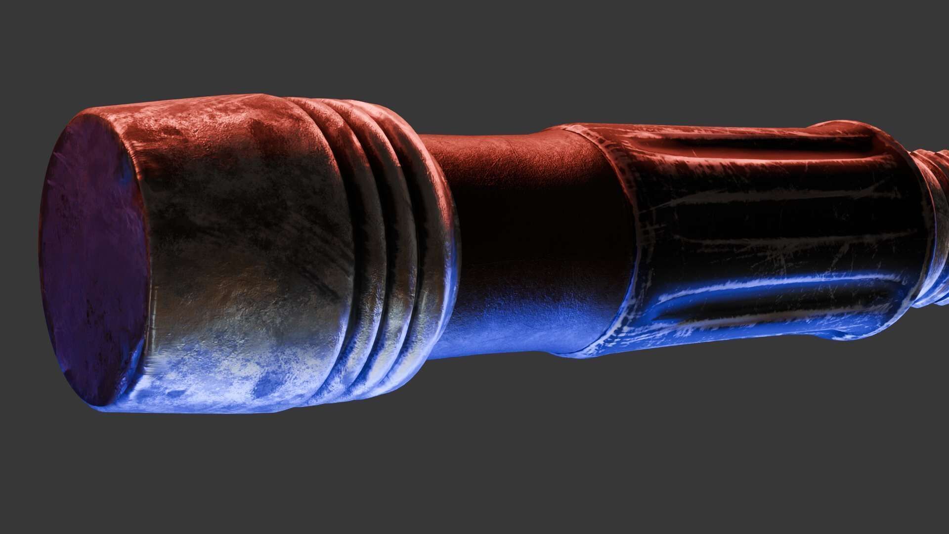 Light Saber Low-poly 3D model_4