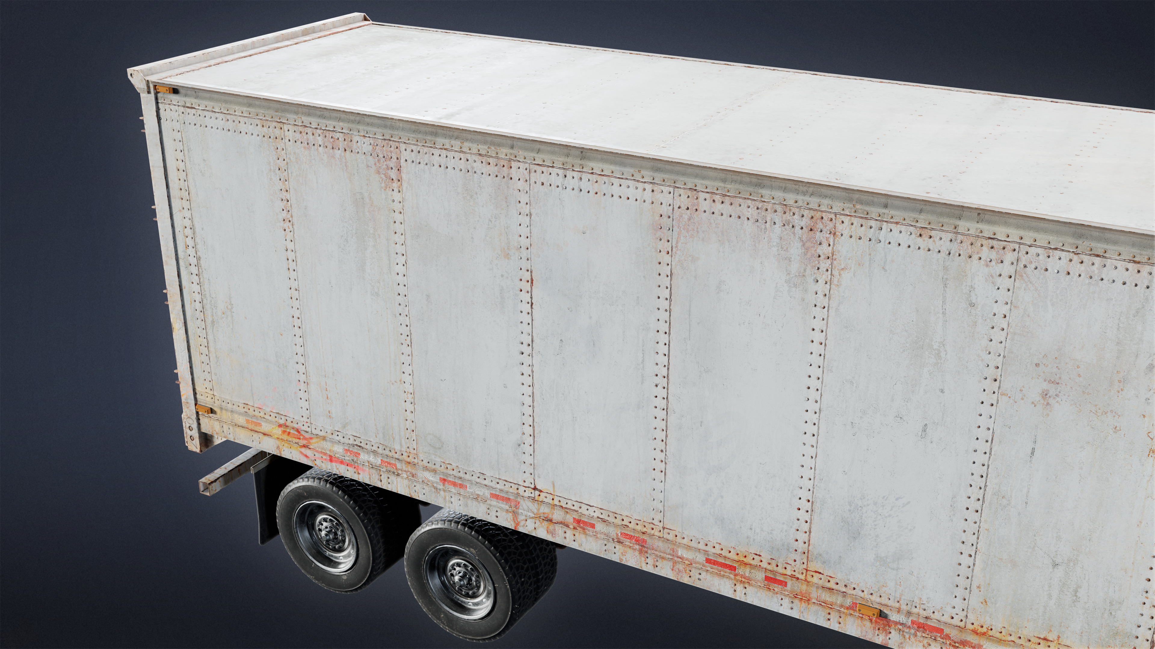 VEHICLES - Trucking Storage 01 - LOW POLY AND NANITE Low-poly 3D model_6