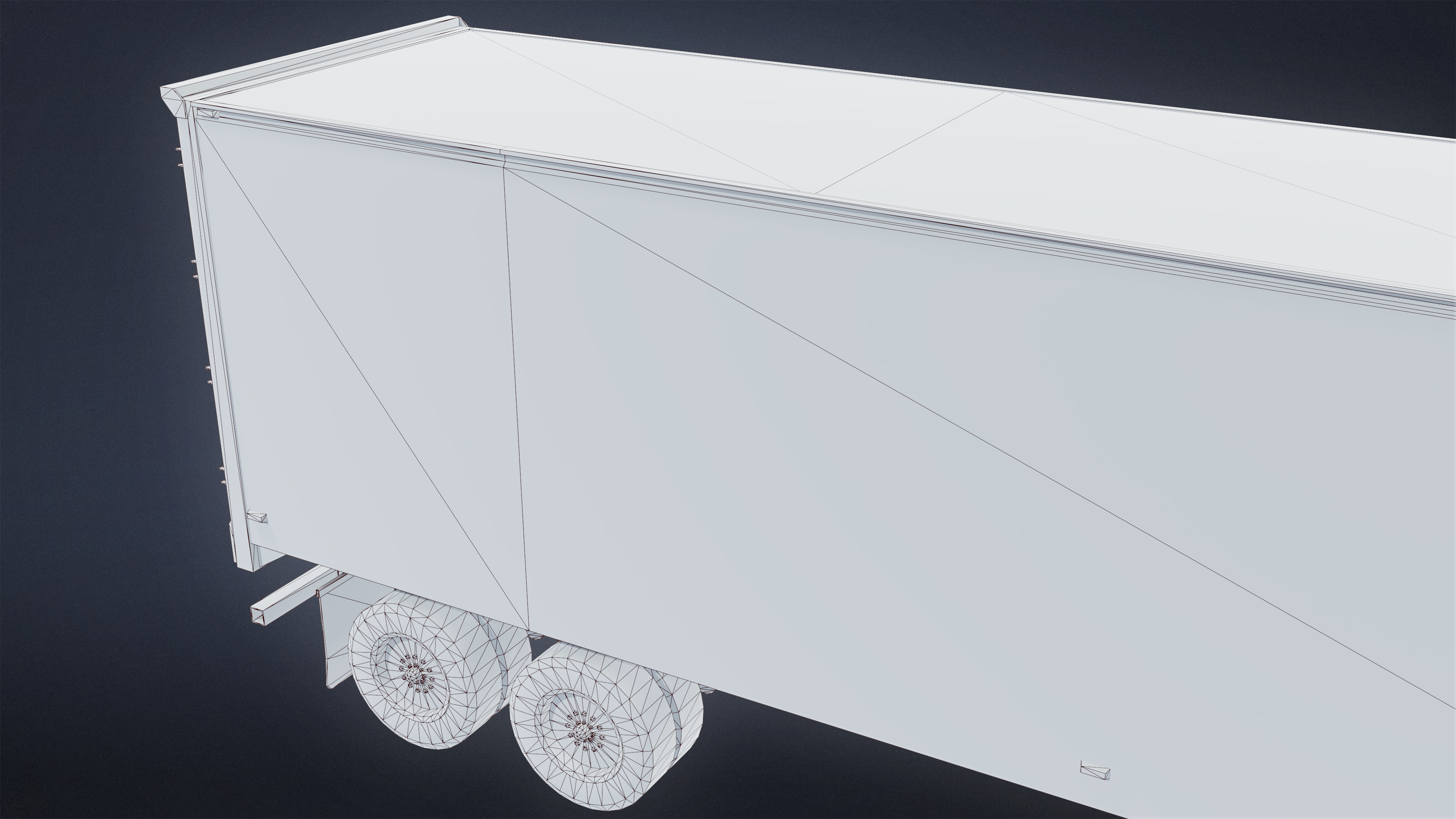 VEHICLES - Trucking Storage 01 - LOW POLY AND NANITE Low-poly 3D model_7