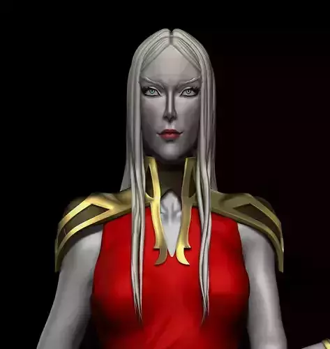 Carmilla castlevania 3D print model