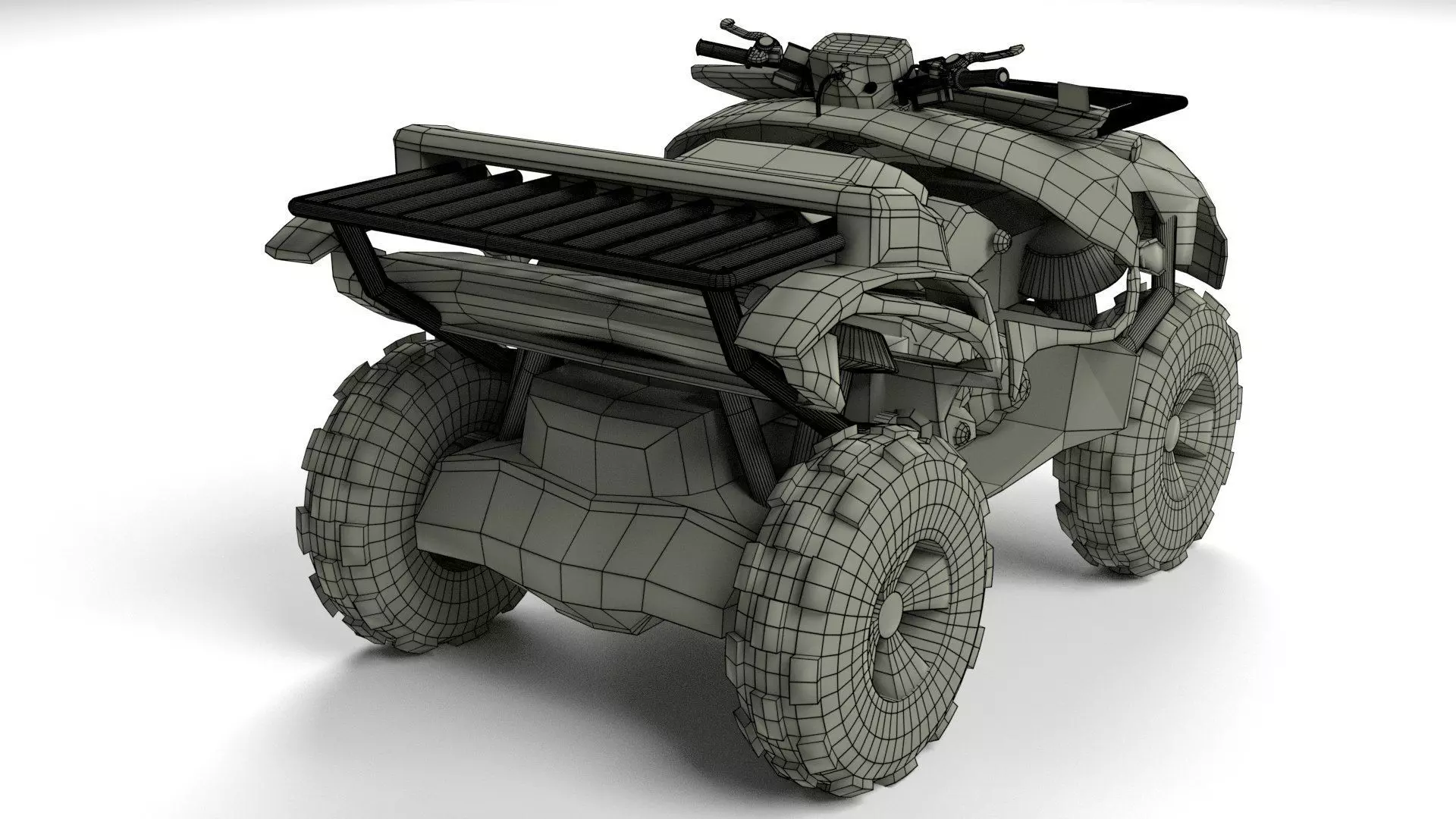 Quad Bike v1 BLEND-OBJ-FBX-DAE-GLB 3D model_6