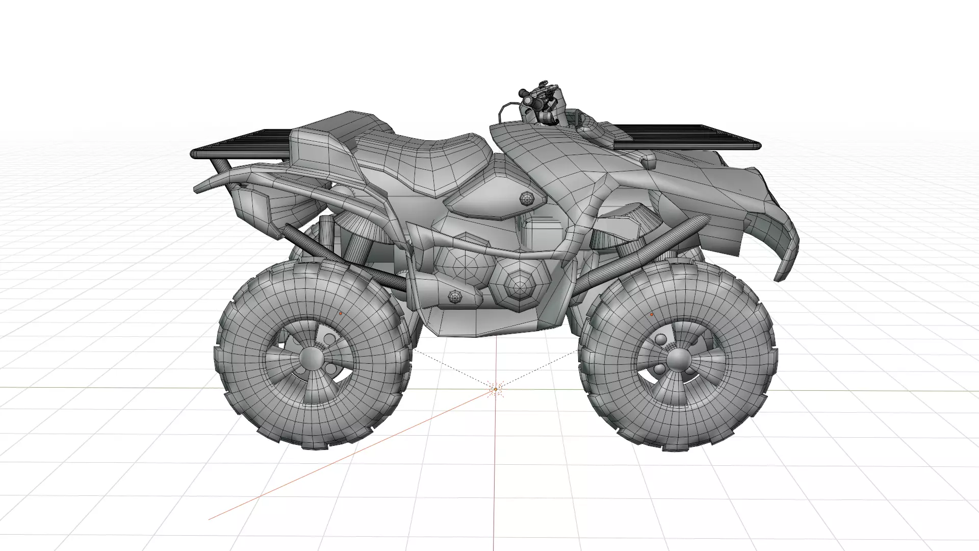 Quad Bike v1 BLEND-OBJ-FBX-DAE-GLB 3D model_10