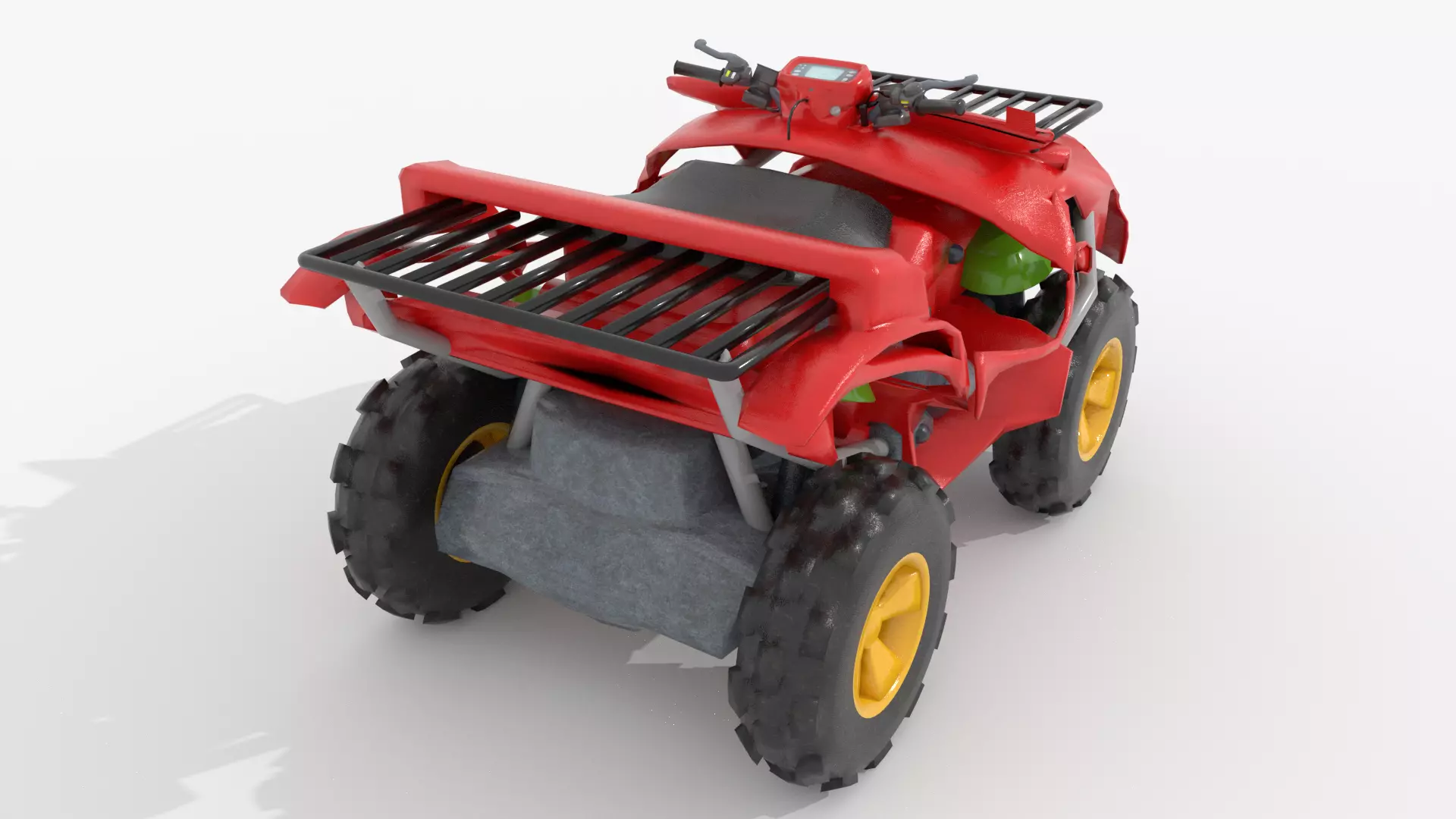 Quad Bike v1 BLEND-OBJ-FBX-DAE-GLB 3D model_4