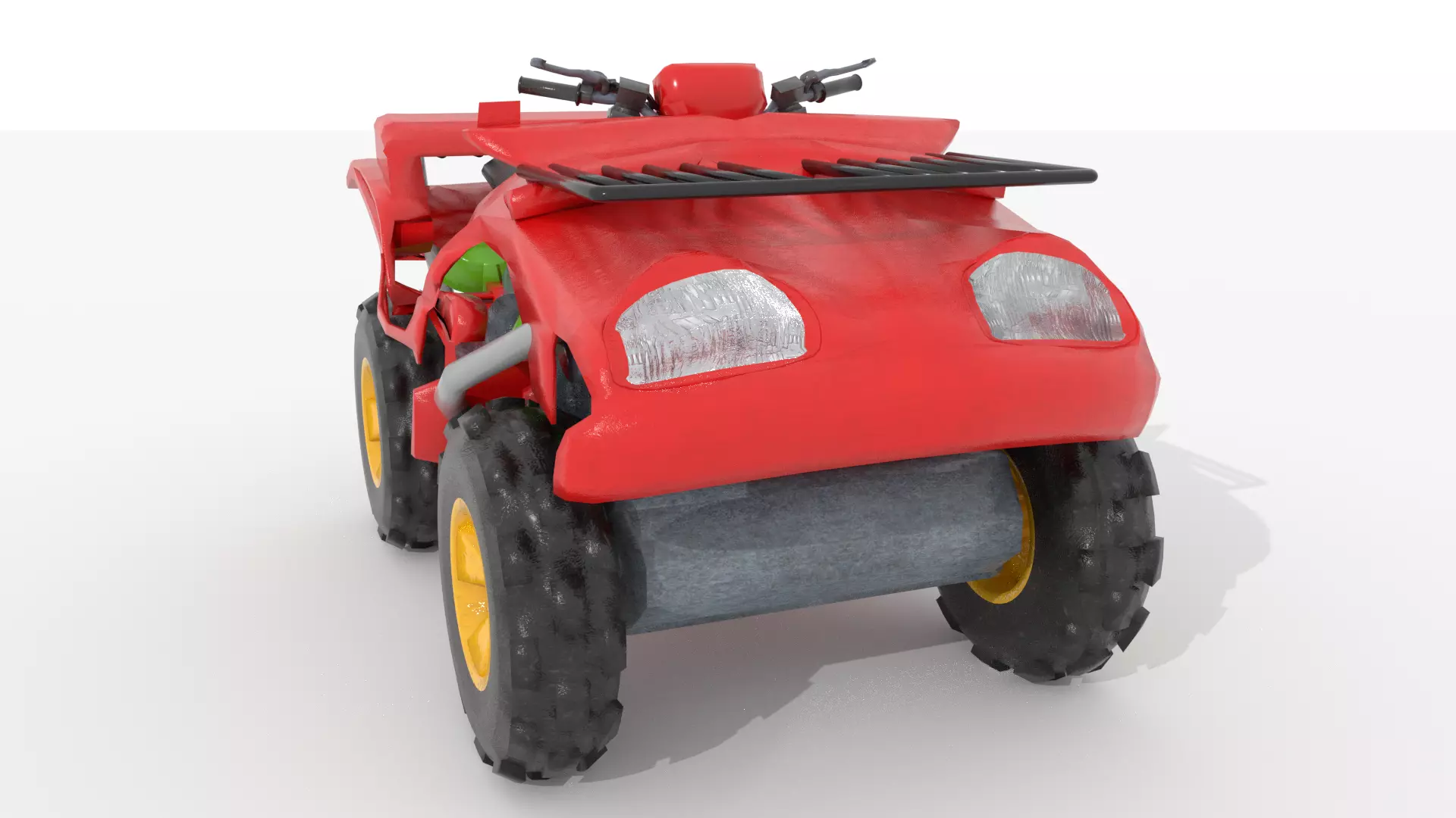 Quad Bike v1 BLEND-OBJ-FBX-DAE-GLB 3D model_1