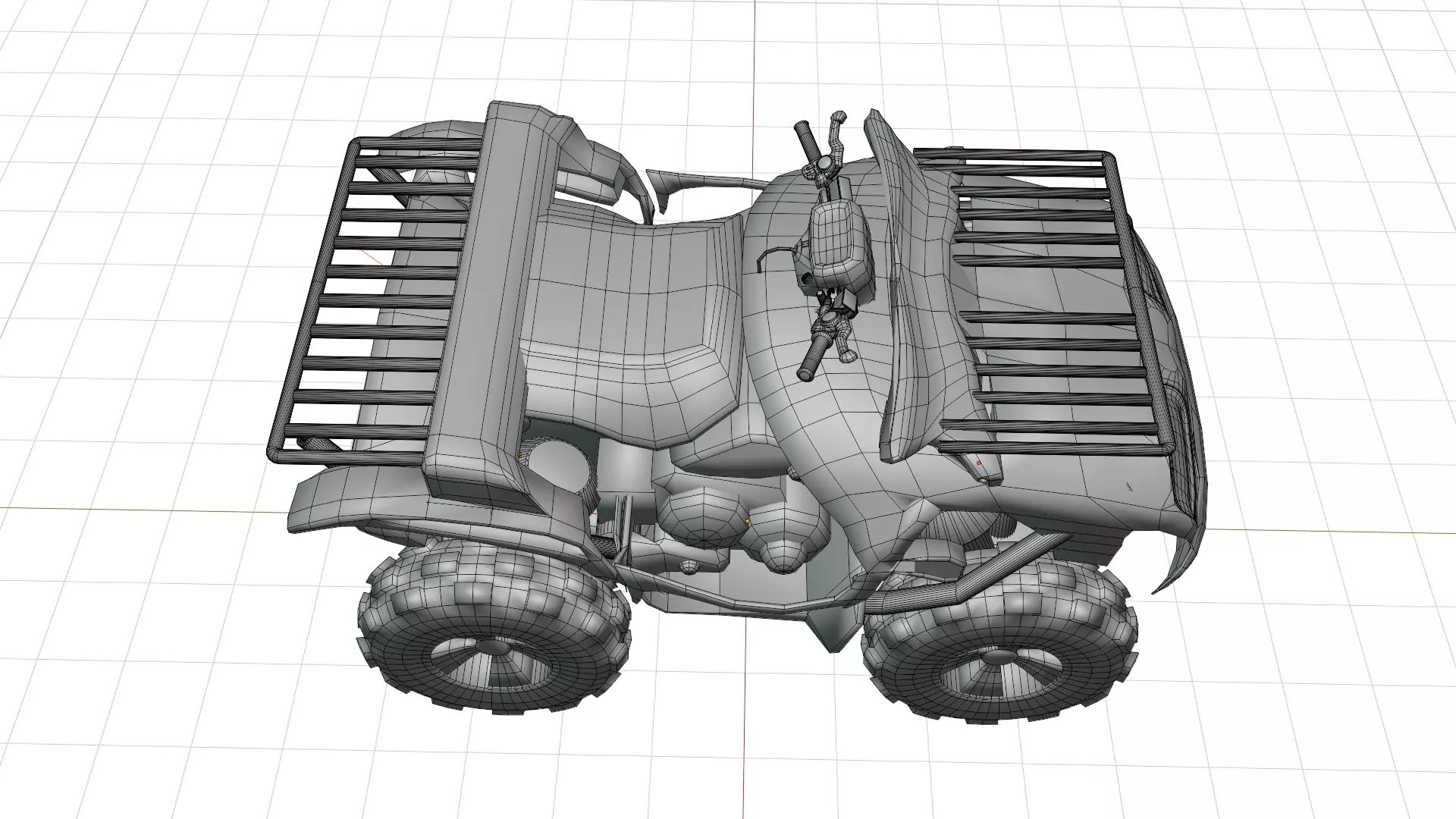 Quad Bike v1 BLEND-OBJ-FBX-DAE-GLB 3D model_11